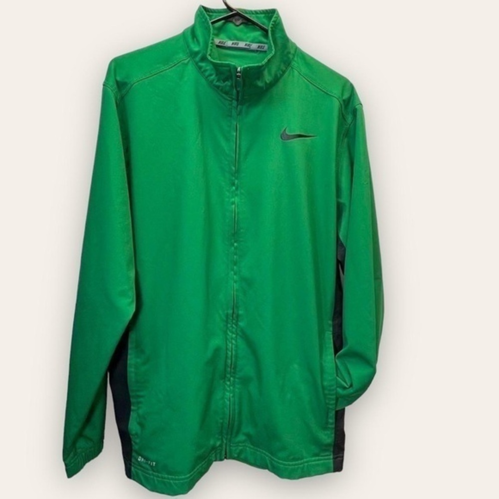 Green Nike Windbreaker Y2K